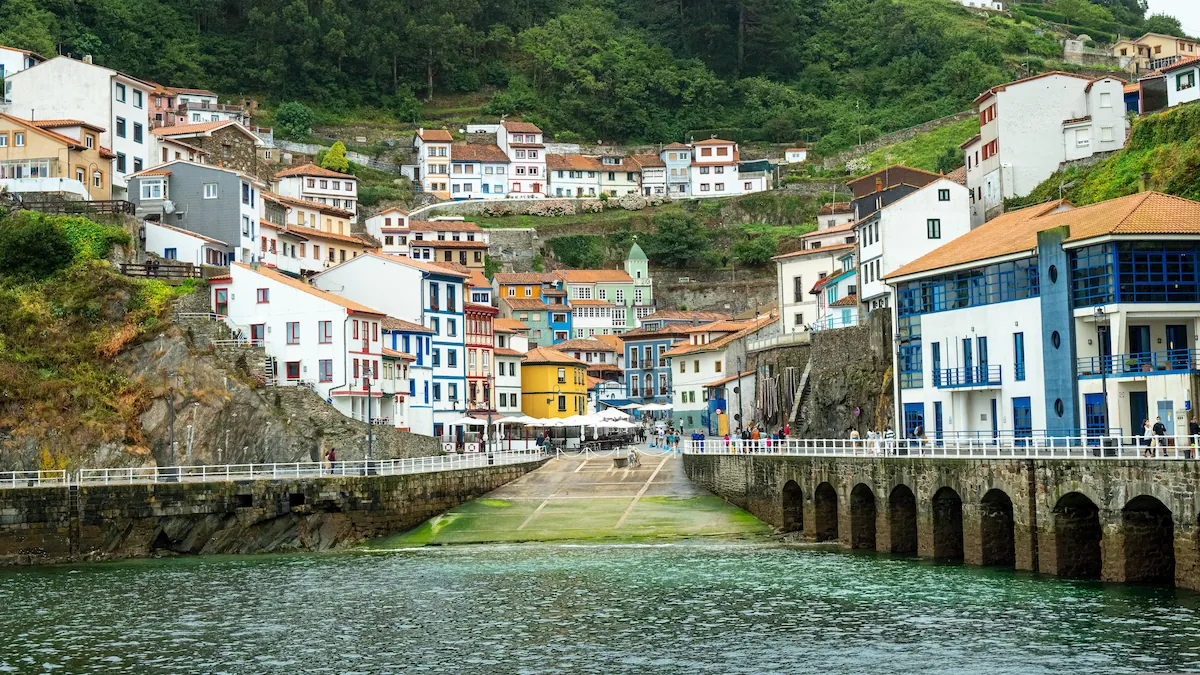 Cudillero, a fishing village on the Asturian coast