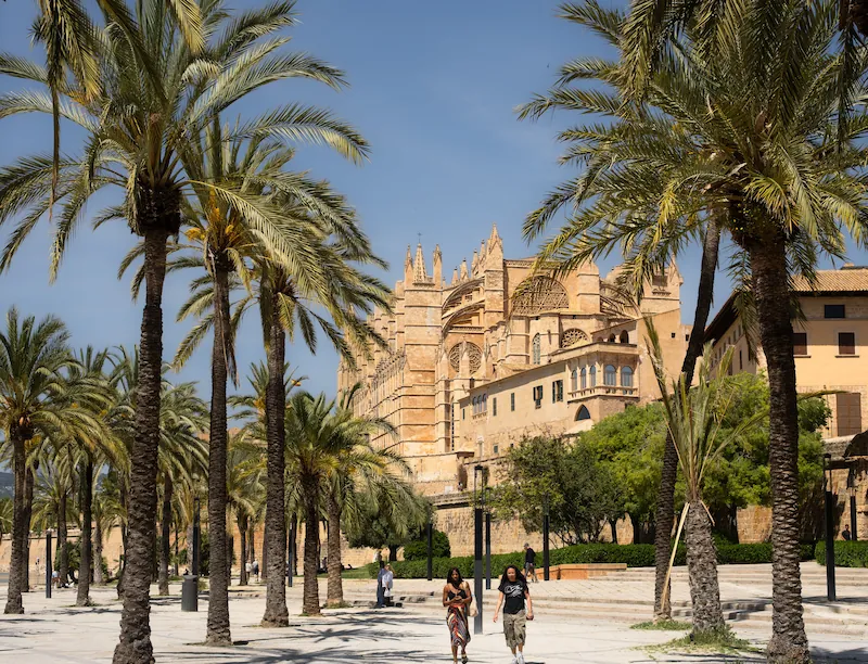 Palma Cathedral and old town, Mallorca