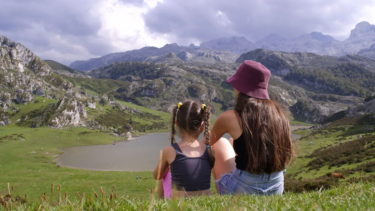 Mountain lakes in the Picos de Europa